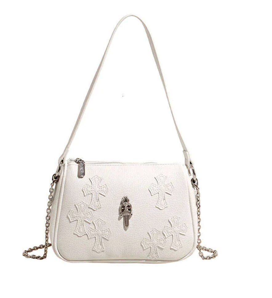 Elegant Sword Embroidery Crossbody Bag